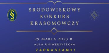 50. edycja Środowiskowego Konkursu Krasomówczego